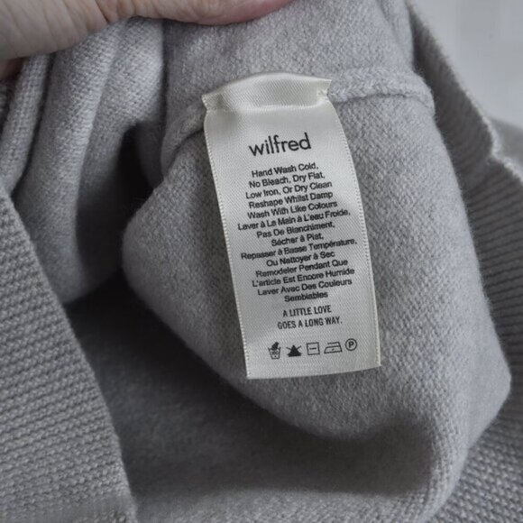 Aritzia Wilfred 100% Merino Wool Cyprie Sweater XS - Picture 8 of 11